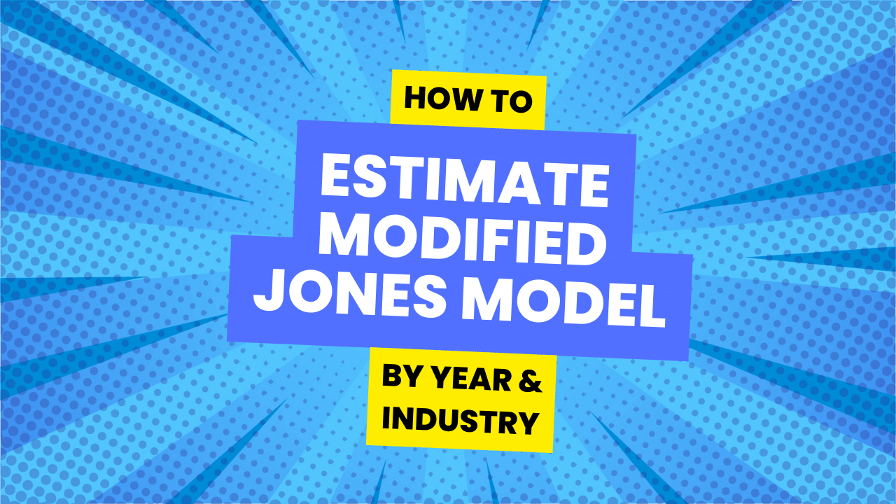Modified Jones Method Stata & SPSS Data Analysis E-Learning Tutorials
